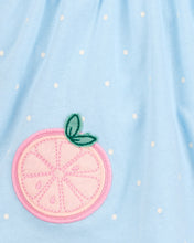 Cargar imagen en el visor de la galería, Peach Bodysuit Dress - Blue
