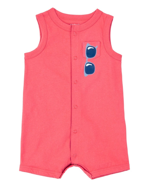 Sunglasses Snap-Up Romper