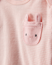 Cargar imagen en el visor de la galería, 4-Piece Bunny Outfit Set - Pink/White
