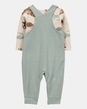 Cargar imagen en el visor de la galería, 2PC Overall Green Solid
