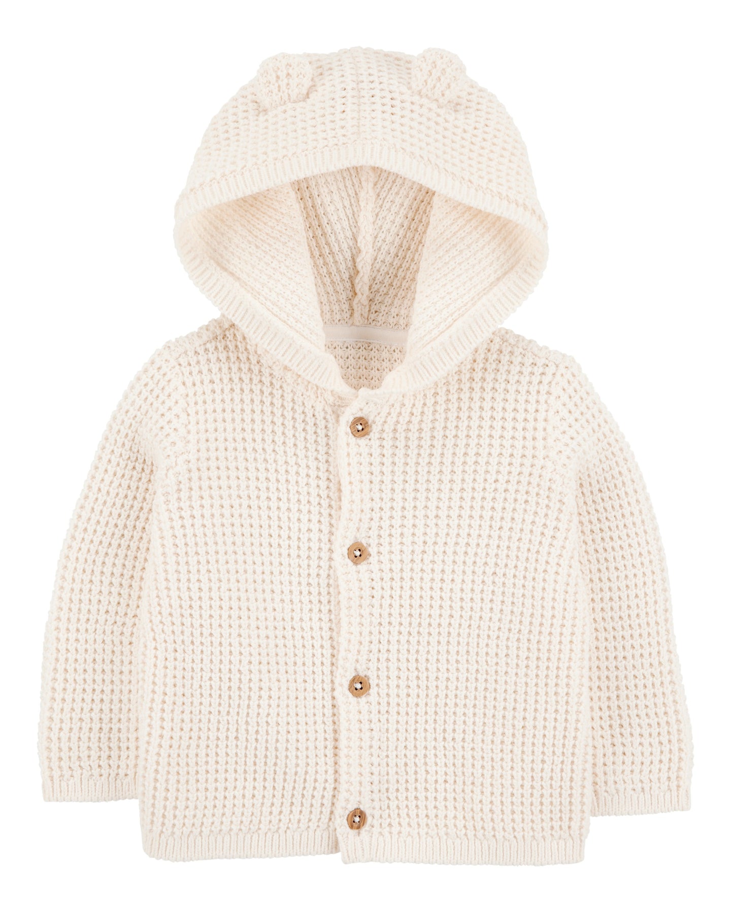 Hooded Cardigan - Ivory
