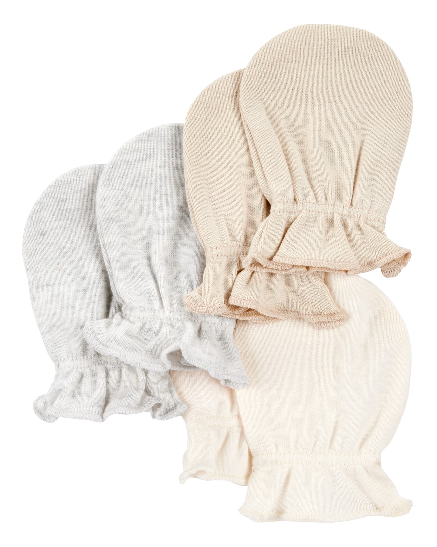 3-Pack Mitts - Ivory/Heather