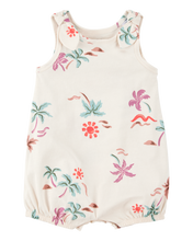 Cargar imagen en el visor de la galería, Beach Print Cotton Romper
