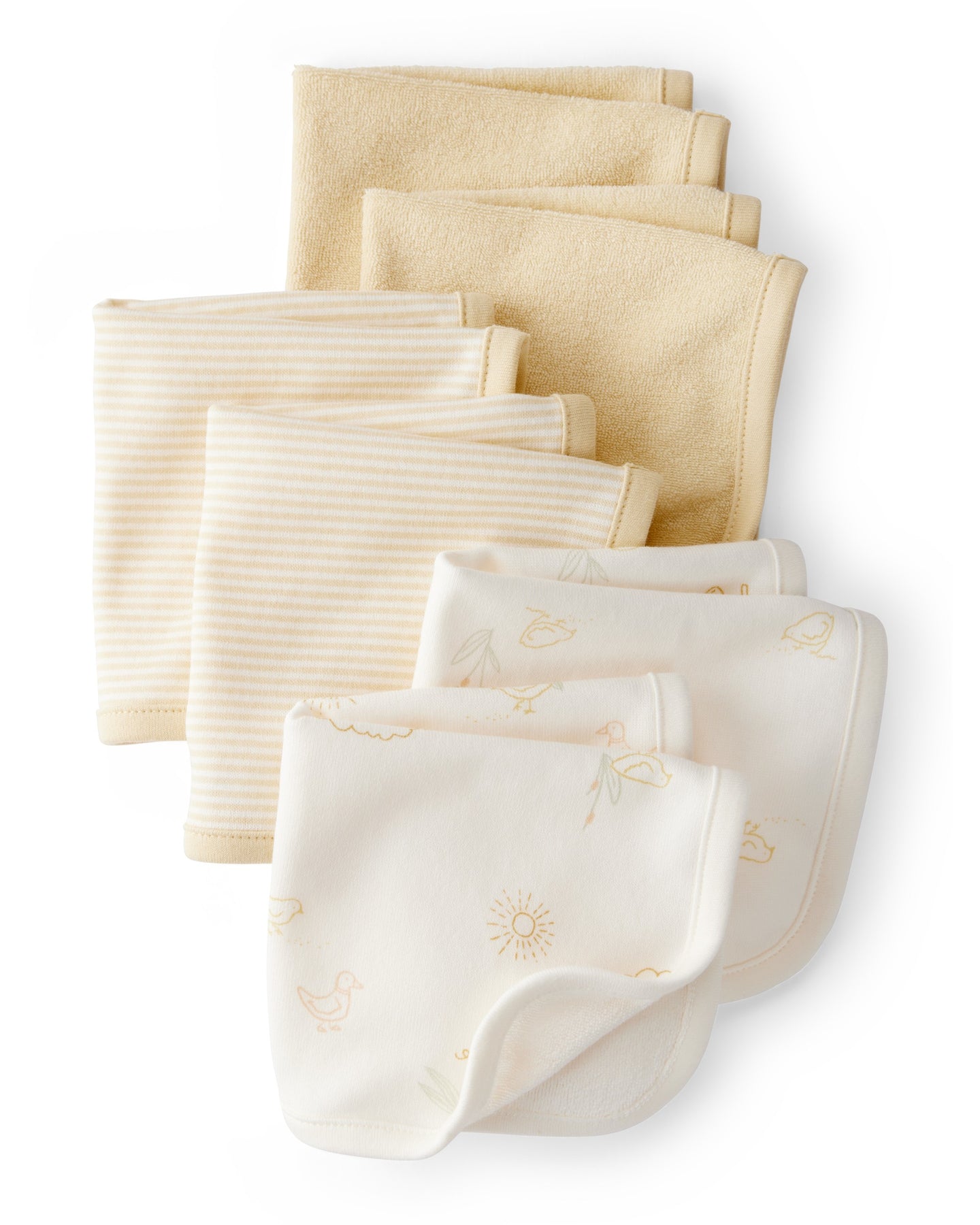 6-Pack Wash Cloths - Yellow