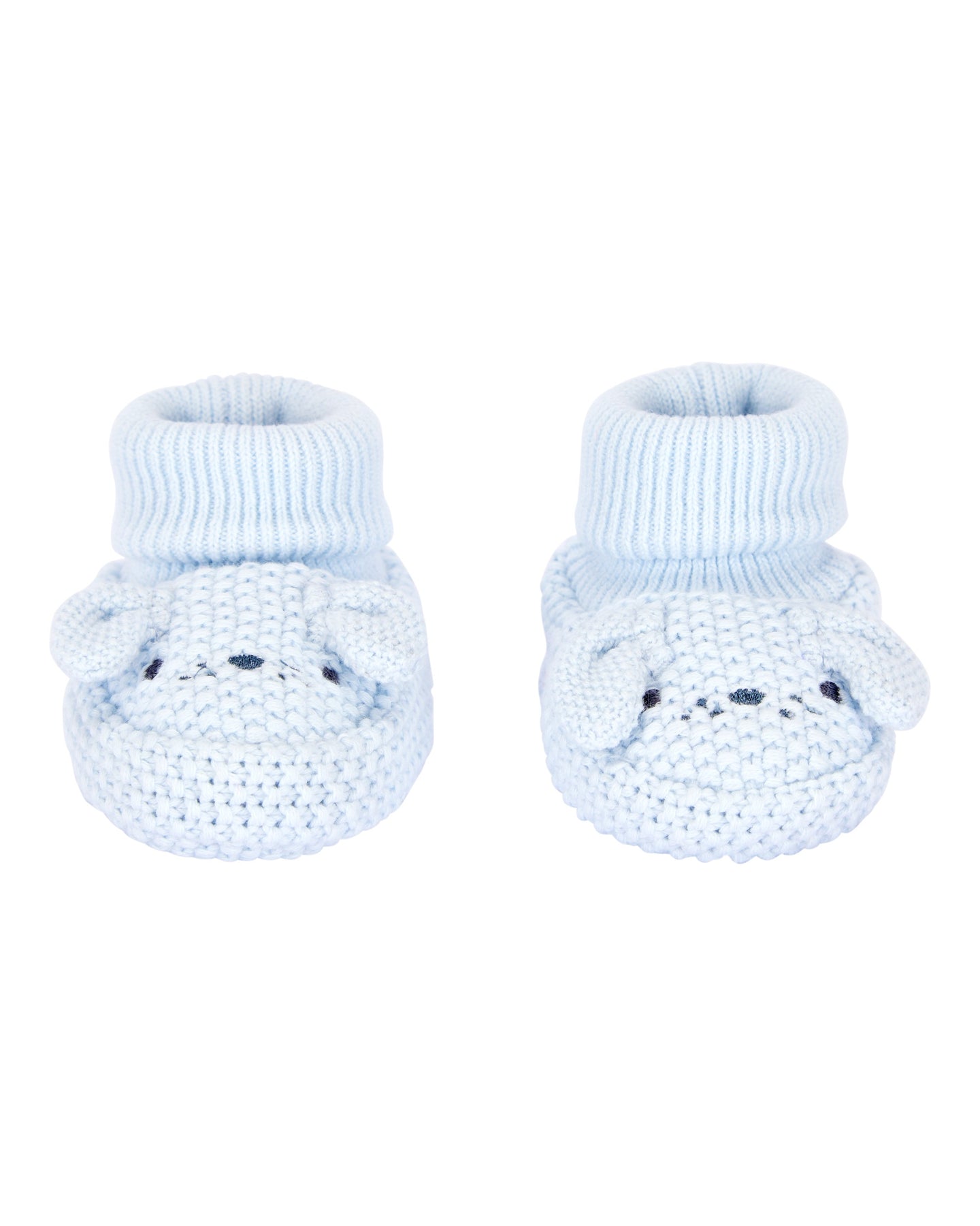 Puppy Crochet Booties - Blue
