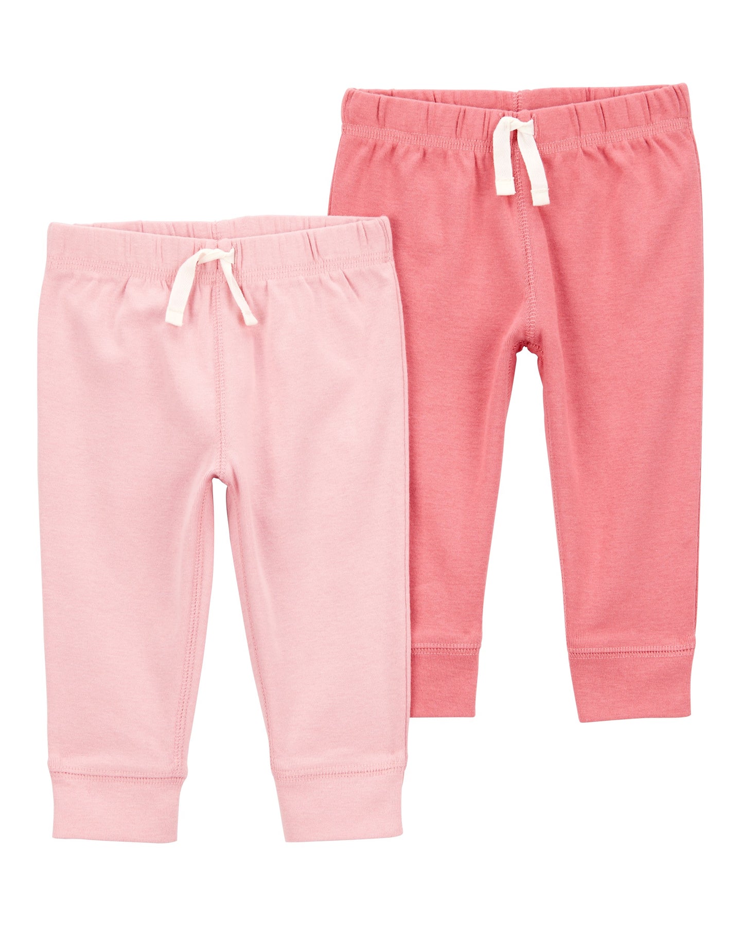 2-Pack Pull-On Pants - Pink