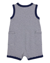 Cargar imagen en el visor de la galería, Blue Striped 1-Piece Romper
