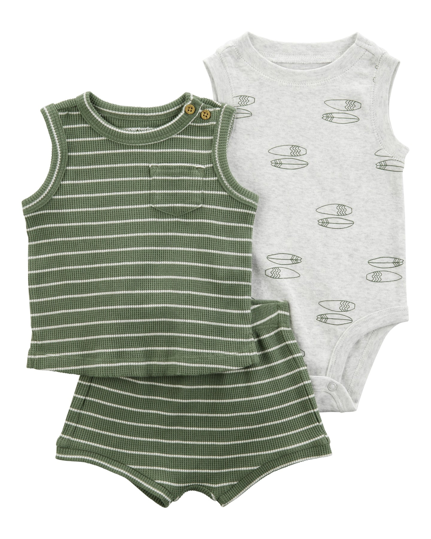 3-Piece Surfboard Little Short Set
