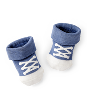 Cargar imagen en el visor de la galería, 2-Pack Sneaker Booties - Blue/White
