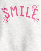 Cargar imagen en el visor de la galería, Smile French Terry Long-Sleeve Top &amp; Skirt Set

