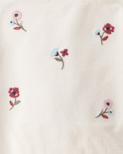Cargar imagen en el visor de la galería, 2-Piece Floral Long-Sleeve Bodysuit Pant Set - White/Pink
