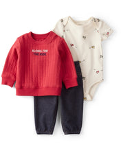 Cargar imagen en el visor de la galería, 3-Piece &quot;Along For The Ride&quot; Little Cardigan Set
