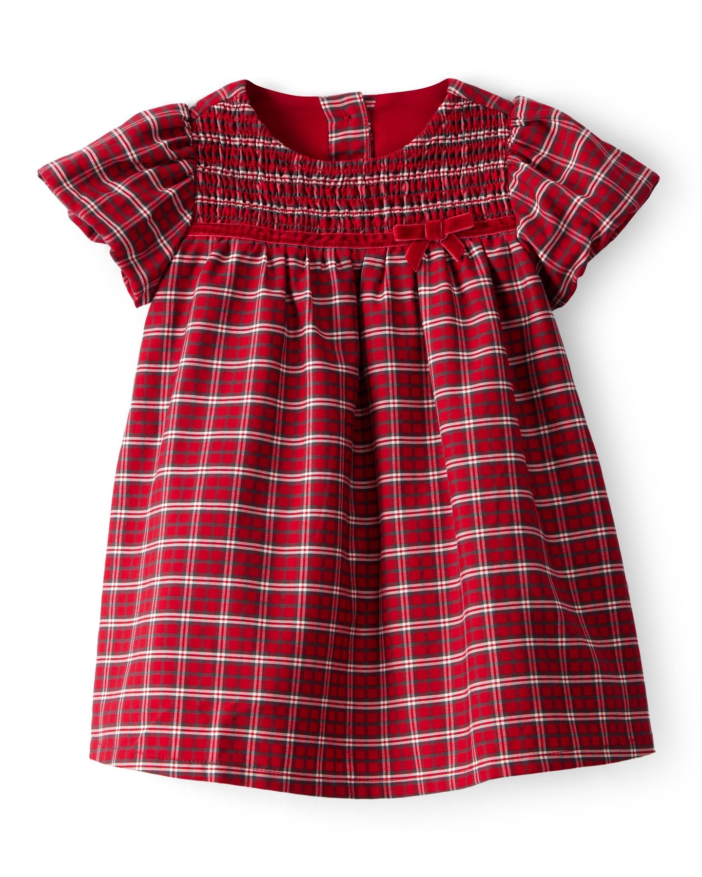 Dress Red Mini Plaid