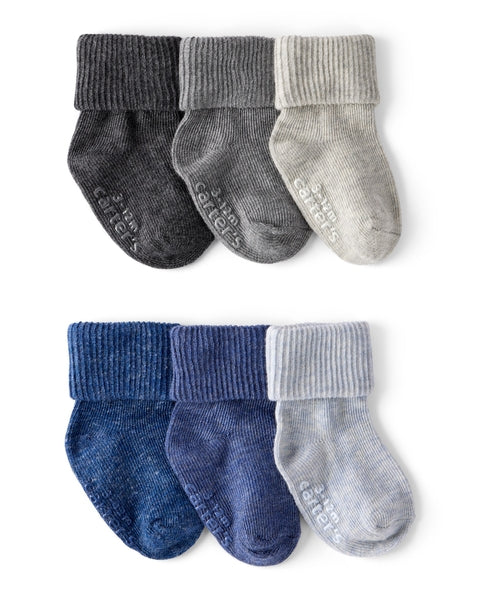 6-Pack Ankle Socks - Blue