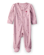 Cargar imagen en el visor de la galería, Strawberry Print 100% Cotton Sleep &amp; Play - Pink
