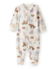 Cargar imagen en el visor de la galería, Fox Print 100% Cotton Long-Sleeve Sleep &amp; Play - Ivory
