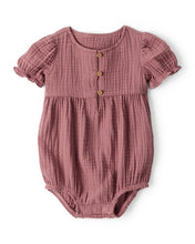Cargar imagen en el visor de la galería, 3-Piece Acorn Print Short-Sleeve Dress Set - Pink
