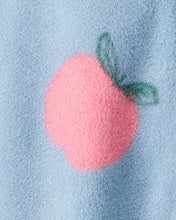Cargar imagen en el visor de la galería, Apple Print Loose Fit Long-Sleeve Sleep &amp; Play - Blue
