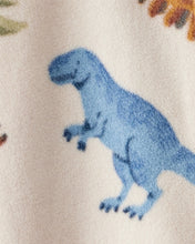 Cargar imagen en el visor de la galería, Dinosaur Loose Fit Long-Sleeve Sleep &amp; Play - Cream

