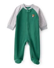 Cargar imagen en el visor de la galería, Bear Loose Fit Long-Sleeve Sleep &amp; Play - Green
