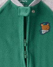 Cargar imagen en el visor de la galería, Bear Loose Fit Long-Sleeve Sleep &amp; Play - Green
