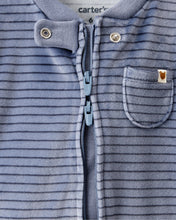 Cargar imagen en el visor de la galería, 2-Piece DreamPlush Long-Sleeve Snug Fit Sleep &amp; Play Pajamas - Blue
