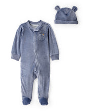 Cargar imagen en el visor de la galería, 2-Piece DreamPlush Long-Sleeve Snug Fit Sleep &amp; Play Pajamas - Blue
