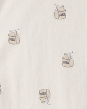 Cargar imagen en el visor de la galería, 4-Pack Snack Time Long-Sleeve Multipack Bodysuits - Blue/White/Brown
