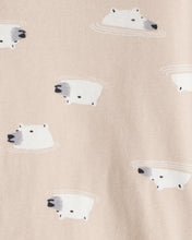 Cargar imagen en el visor de la galería, Penguin &amp; Polar Bear 100% Cotton Loose Fit 4-Piece Pajamas - Grey
