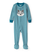 Cargar imagen en el visor de la galería, Dog 100% Cotton Snug Fit 1-Piece Pajamas - Blue
