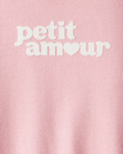 Cargar imagen en el visor de la galería, Petit Amour' Cotton Long-Sleeve Jumpsuit - Pink
