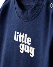 Cargar imagen en el visor de la galería, Little Guy' Cotton Long-Sleeve Jumpsuit - Navy
