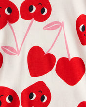 Cargar imagen en el visor de la galería, Cherry &amp; Heart 100% Cotton Long-Sleeve Snug Fit 4-Piece Pajamas - Pink/White
