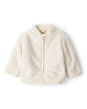 Cargar imagen en el visor de la galería, Baby  Sherpa Zip-Up Jacket - Ivory
