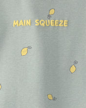 Cargar imagen en el visor de la galería, 'Main Squeeze' Lemon Short-Sleeve Romper - Green
