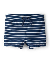 Cargar imagen en el visor de la galería, 2-Piece Pelican Long-Sleeve Rashguard Swimsuit Set - Navy/White
