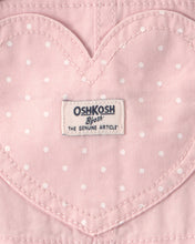 Cargar imagen en el visor de la galería, Heart Pocket Canvas Shortall - Pink
