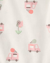 Cargar imagen en el visor de la galería, 3-Piece Ice Cream Truck Short-Sleeve Top; Bodysuit &amp; Short Set - Pink/Ivory

