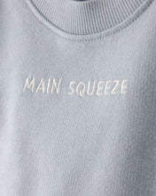 Cargar imagen en el visor de la galería, 3-Piece 'Main Squeeze' Sweatshirt; Bodysuit &amp; Short Set - Blue
