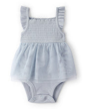 Cargar imagen en el visor de la galería, Sleeveless Tutu Romper - Blue
