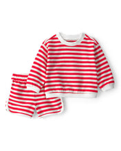 Cargar imagen en el visor de la galería, 2-Piece Top &amp; Short Set - Red
