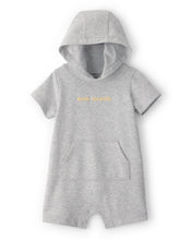 Cargar imagen en el visor de la galería, 'Main Squeeze' Short-Sleeve Hooded Romper - Grey
