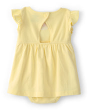 Cargar imagen en el visor de la galería, Sunshine Short-Sleeve Bodysuit Dress - Yellow
