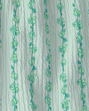 Cargar imagen en el visor de la galería, 2-Piece Vine Short-Sleeve Top &amp; Skirt Set - Green
