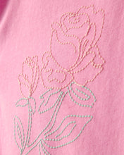 Cargar imagen en el visor de la galería, 2-Piece Floral Top &amp; Skort Set - Pink
