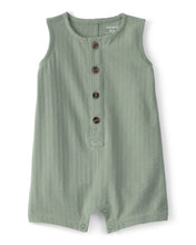 Cargar imagen en el visor de la galería, Baby Boy Solid Sleeveless Romper - Green
