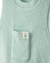 Cargar imagen en el visor de la galería, Baby Crochet Bubble Romper - Green

