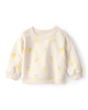 Cargar imagen en el visor de la galería, Lemon French Terry Pullover Sweatshirt - Ivory
