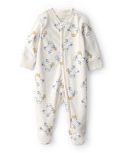 Cargar imagen en el visor de la galería, Duck 2-Way Zip 100% Cotton Sleep &amp; Play Pajama - Cream
