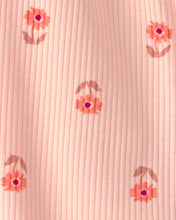 Cargar imagen en el visor de la galería, Floral 2-Way Zip Sleep &amp; Play Pajama - Orange
